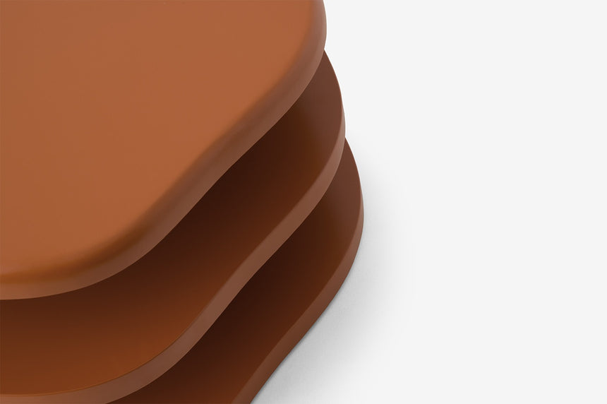 Stolik kawowy ISLAND L — Orange Brown — ujęcie 04