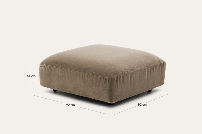 Puf PILLOVE 92 × 92 cm