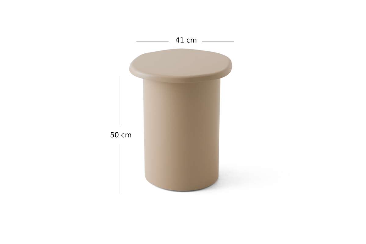 ISLAND S Grey Beige — 41 × 41 × 50 cm